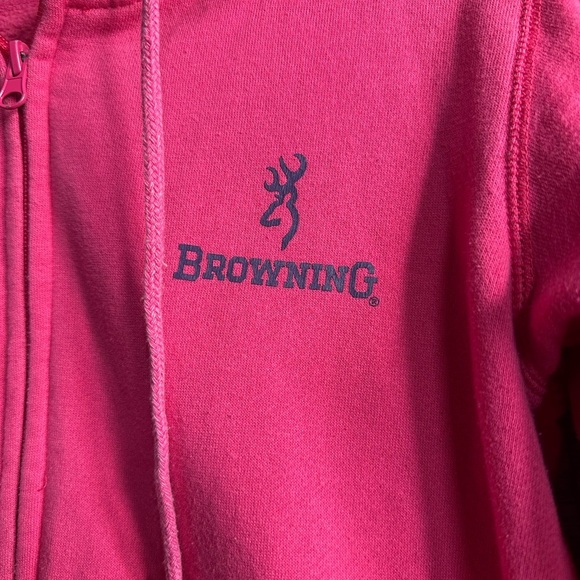 Browning Women's Vibrant Pink Hoodie - Picture 4 of 5